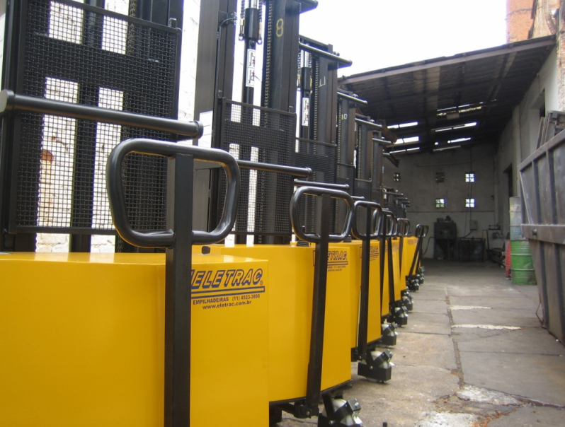 Empilhadeira Semi Elétrica para Alugar Bragança Paulista  - Empilhadeira Semi Elétrica 1000kg